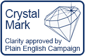 Plain English Campaign Crystal Mark for Clarity of Wording